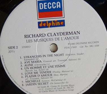 Richard Clayderman : Les Musiques De L'Amour (LP, Album)