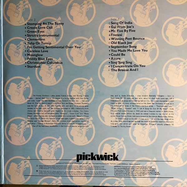 Dave Pell & His Orchestra : 50 Hit Sounds Of The Big Bands (2xLP, Album, Mono)