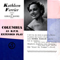 Kathleen Ferrier And Isobel Baillie With Gerald Moore : I Will Lay Me Down In Peace (7", EP, Blu)
