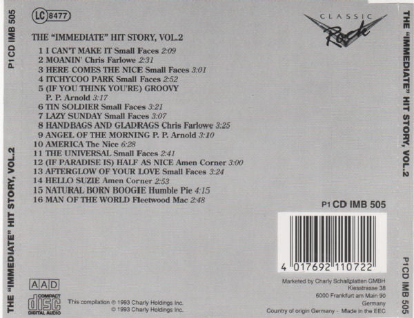 Various : The "Immediate" Hit Story, Vol. 2 (CD, Comp)