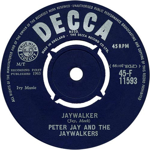 Peter Jay And The Jaywalkers : Totem Pole (7", Single)