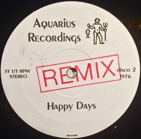 Paul Jacobs : Happy Days (Remix) (12", Sta)