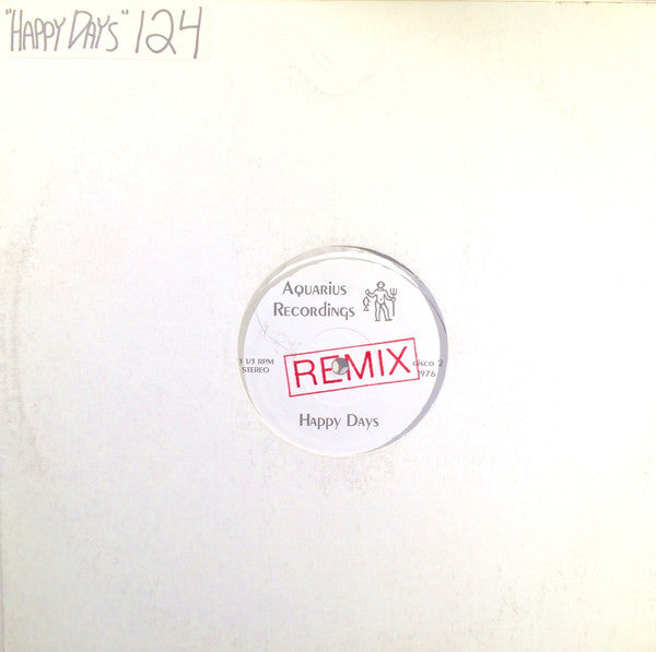 Paul Jacobs : Happy Days (Remix) (12", Sta)