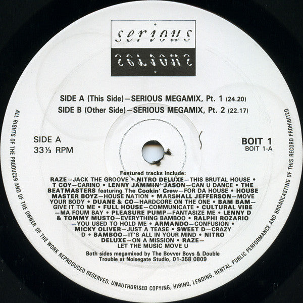 Various : Best Of House Megamix (LP, Comp, Mixed)