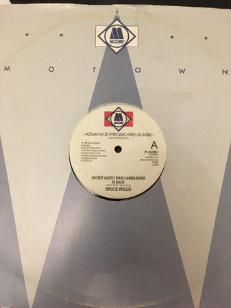 Bruce Willis : Secret Agent Man/James Bond Is Back (12", Promo)