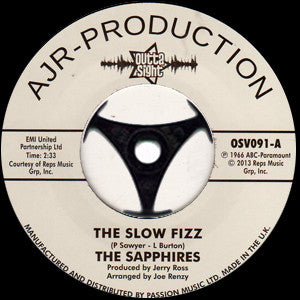 The Sapphires (3) : The Slow Fizz / Baby You Got Me (7")
