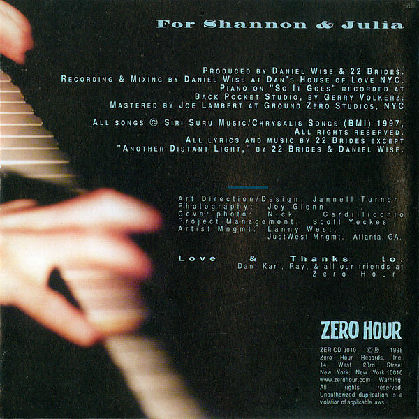 22 Brides : Demolition Day (CD, Album)