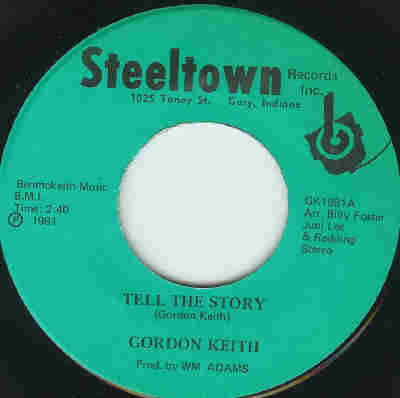 Gordon Keith : Tell The Story (7")