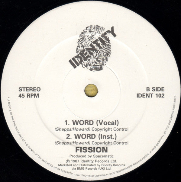 Fission (2) : Young Guns / Word (12", Single)
