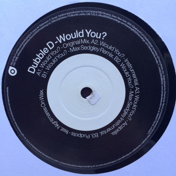Dubble D : Would You? (12")