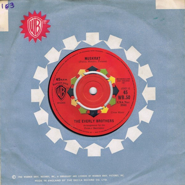 Everly Brothers : Muskrat (7", Single)