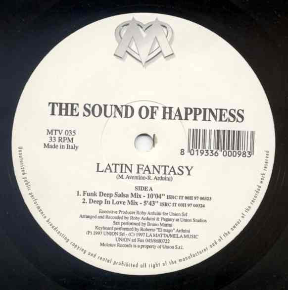 The Sound Of Happiness : Latin Fantasy (12")