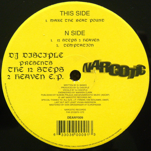 DJ Disciple : The 12 Steps 2 Heaven E.P. (12", EP)