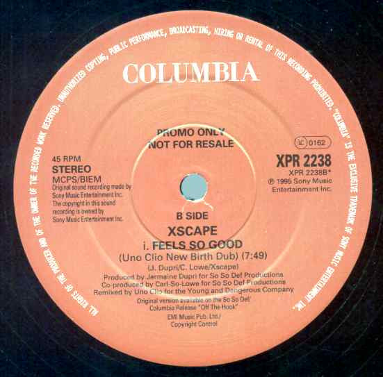 Xscape : Feels So Good (Club Mixes) (12", Promo)
