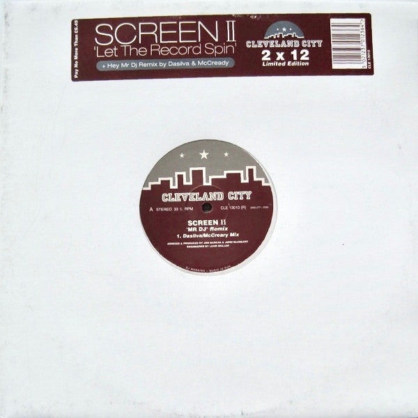 Screen II : Let The Record Spin / Mr DJ (Remix) (2x12", Comp, Ltd)