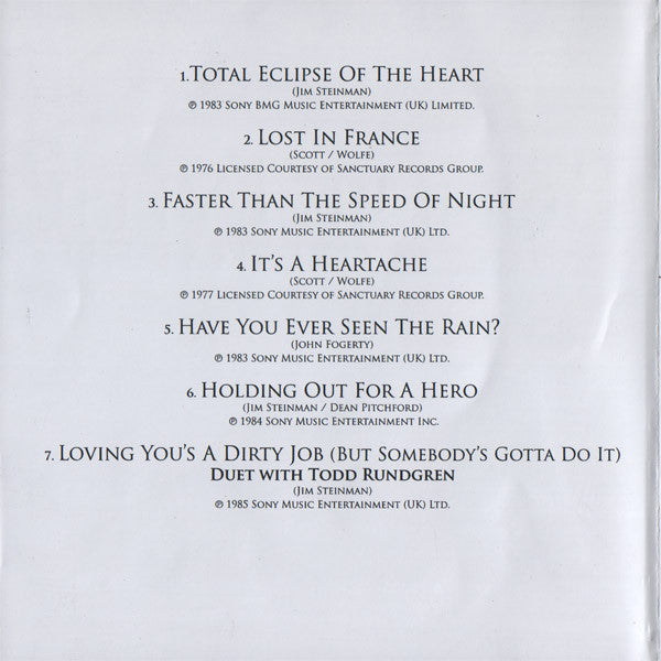 Bonnie Tyler : From The Heart - Bonnie Tyler Greatest Hits (CD, Comp)