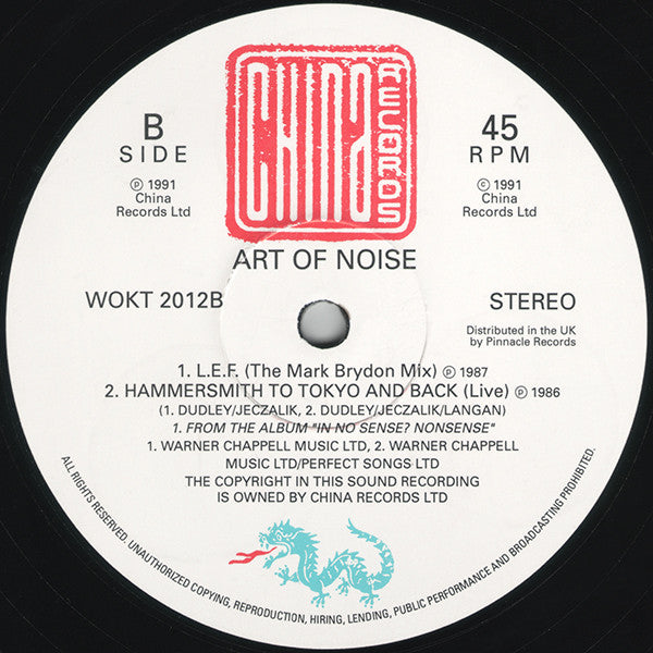 The Art Of Noise : Instruments Of Darkness (All Of Us Are One People) (The Prodigy Mix) (12", Single)