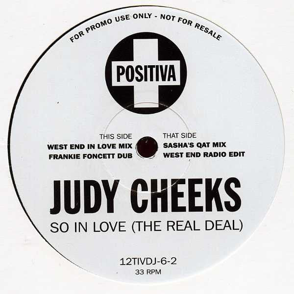 Judy Cheeks : So In Love (The Real Deal) (2x12", Promo)