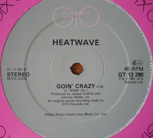 Heatwave : Jitterbuggin' (12", Single)
