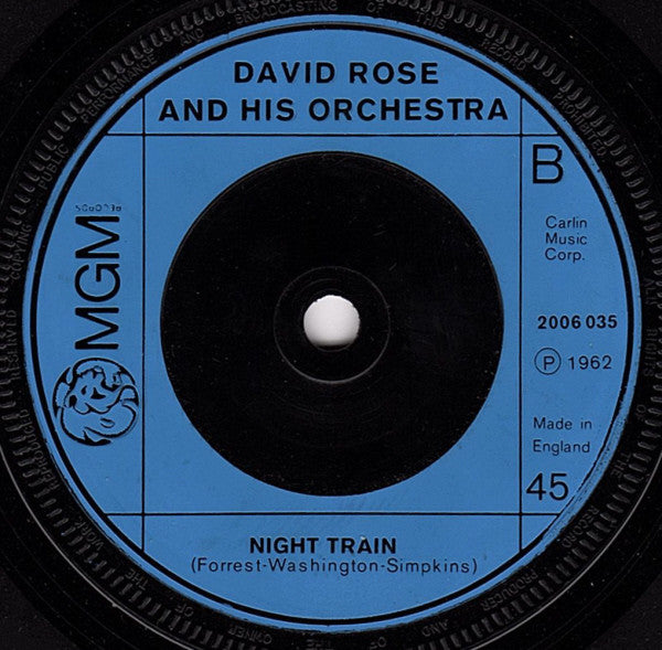 David Rose & His Orchestra : The Stripper (7", Single, RE, Inj)