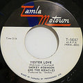 The Miracles : Yester Love (7", Single, Mono)