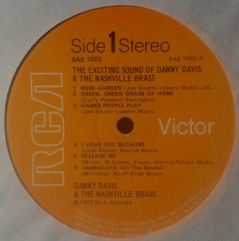 Danny Davis & The Nashville Brass : The Exciting Sound Of Danny Davis & The Nashville Brass (LP, Album, Comp)