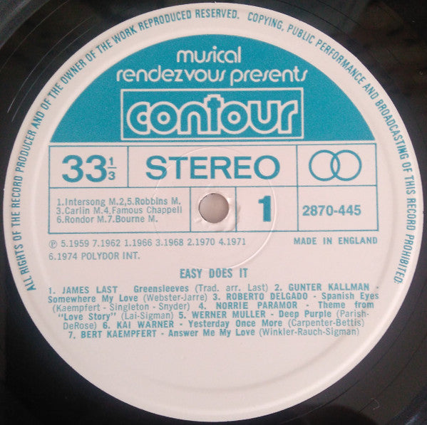 Various : Easy Does It (LP, Comp)