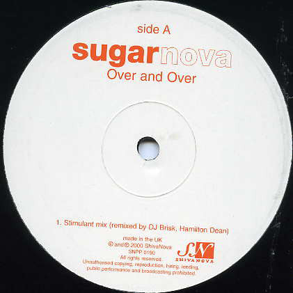 SugarNova : Over And Over (12")