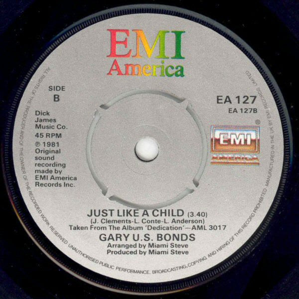 Gary U.S. Bonds : Jolé Blon (7", Single)