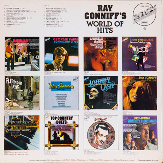Ray Conniff And His Orchestra & Chorus : Ray Conniff's World Of Hits (LP, Album, RE)