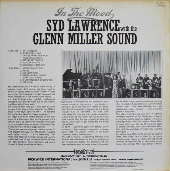 Syd Lawrence And His Orchestra : In The Mood (LP, Comp)
