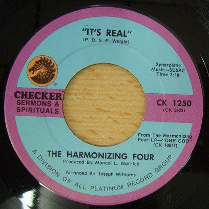 The Harmonizing Four : It's Real / One God (7", Single)