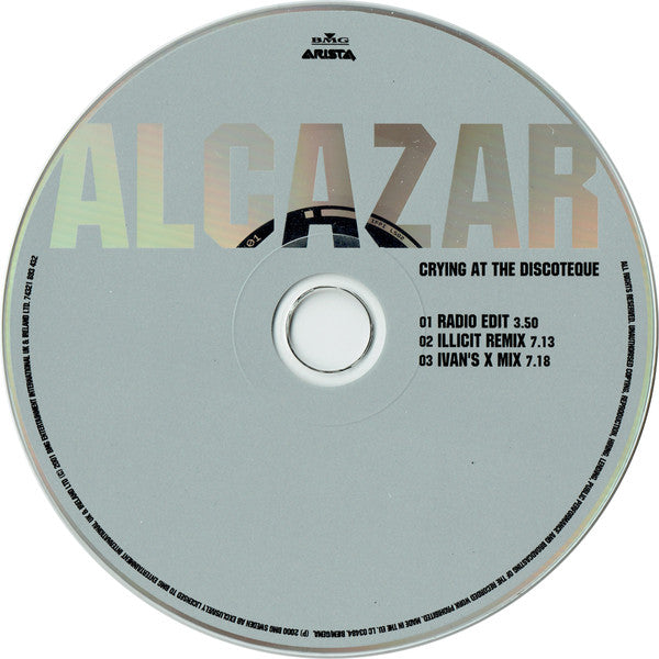 Alcazar : Crying At The Discoteque (CD, Single)