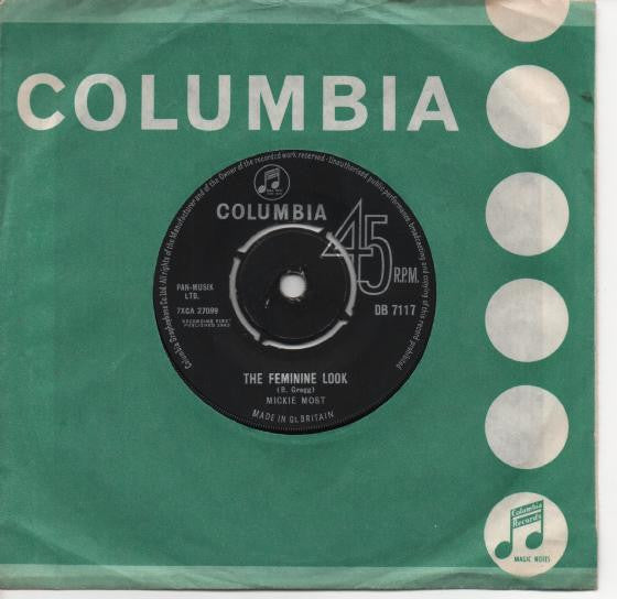 Mickie Most : The Feminine Look (7", Single)