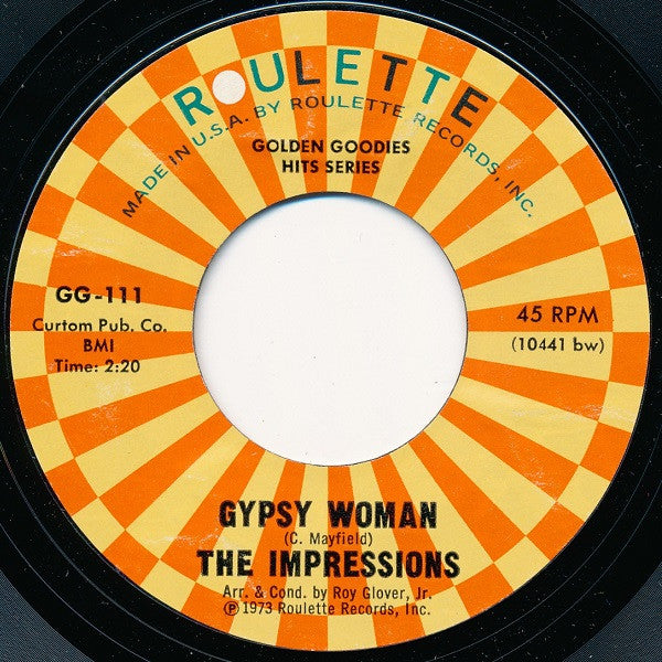 The Impressions : Gypsy Woman / It's All Right (7")