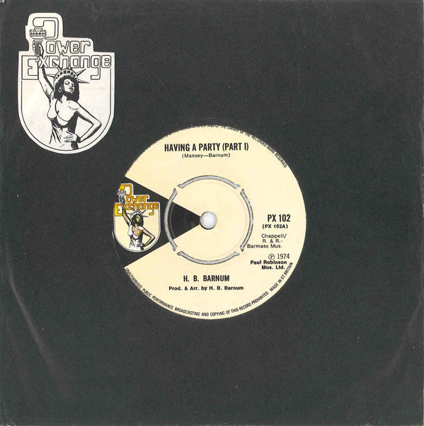 H.B. Barnum : Having A Party (7")