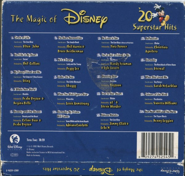 Various : The Magic Of Disney (CD, Comp, Car)