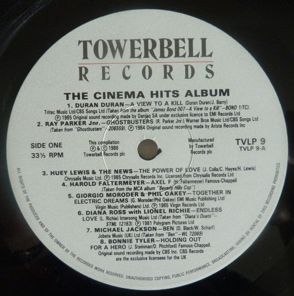 Various : The Cinema Hits Album (LP, Comp)