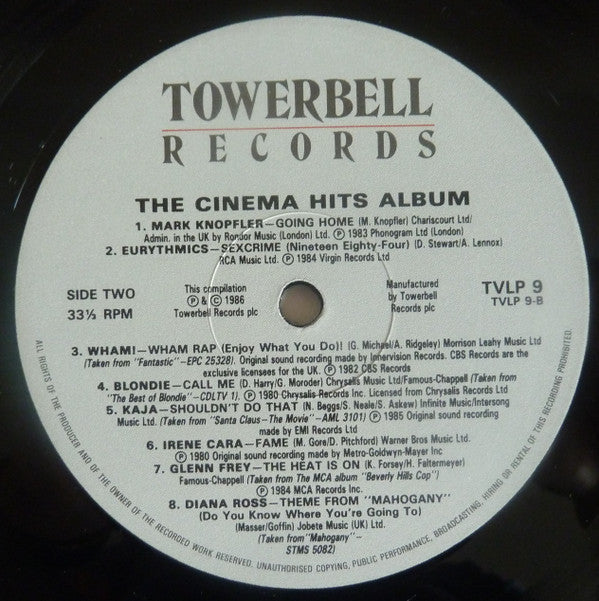 Various : The Cinema Hits Album (LP, Comp)