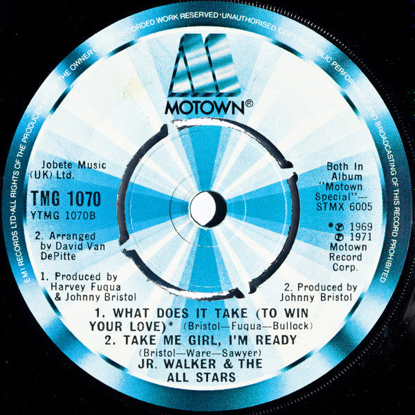 Jr. Walker & The All Stars* : I Ain't Going Nowhere  (7", Single)