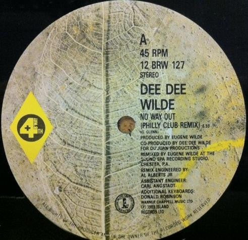 Dee Dee Wilde : No Way Out (12", Single)