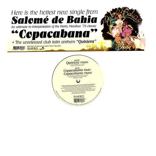 Salomé De Bahia : Copacabana (12")