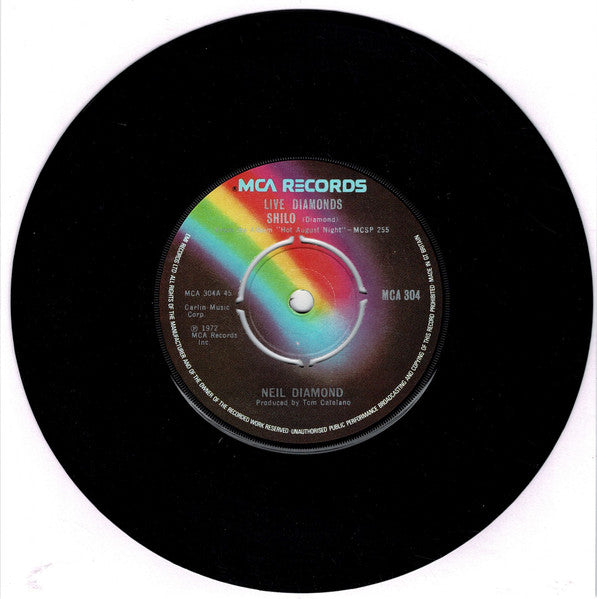 Neil Diamond : Live Diamonds (7", EP, RE)
