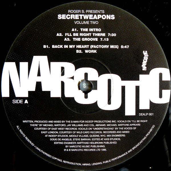 Roger Sanchez : Secret Weapons Volume 2 (2xLP, Album)