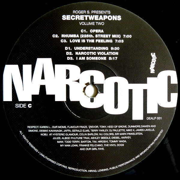 Roger Sanchez : Secret Weapons Volume 2 (2xLP, Album)