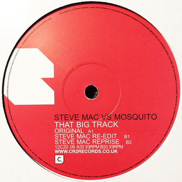 Steve Mac vs Mosquito (3) : That Big Track (12")
