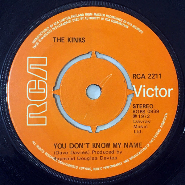 The Kinks : Supersonic Rocket Ship (7", Single, Pus)
