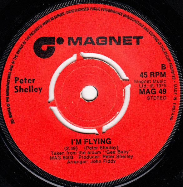 Peter Shelley : Wisconsin (7", Single)
