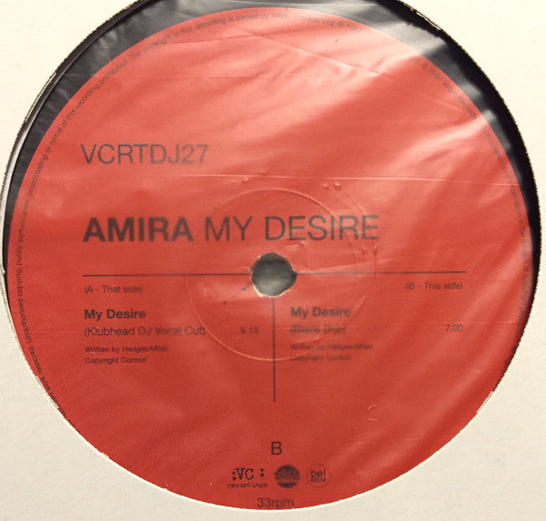 Amira : My Desire (12", Promo)