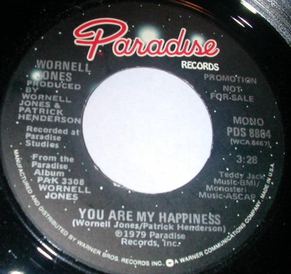 Wornell Jones : You Are My Happiness (7", Mono, Promo)